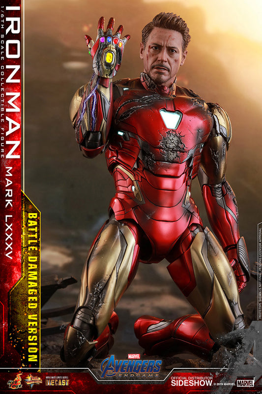 Hot Toys Avengers: Endgame Iron Man Mark LXXXV (Battle Damaged Version) MMS543-D33 1/6th Scale Collectible Figure