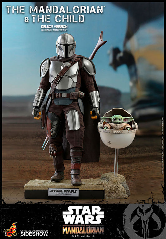 Hot Toys Star Wars The Mandalorian™ The Mandalorian and The Child (Deluxe) TMS015 1/6th Scale Collectible Set