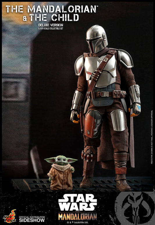 Hot Toys Star Wars The Mandalorian™ The Mandalorian and The Child (Deluxe) TMS015 1/6th Scale Collectible Set