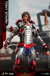 Hot Toys Iron Man 2 Tony Stark (Mark V Suit Up Ver.) MMS599 1/6th Scale Collectible Figure